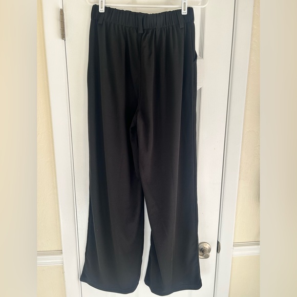NWT HALARA Flex High Waisted Pocket Wide Leg-Waffle Work Pants Sz Med Tall - Picture 6 of 9